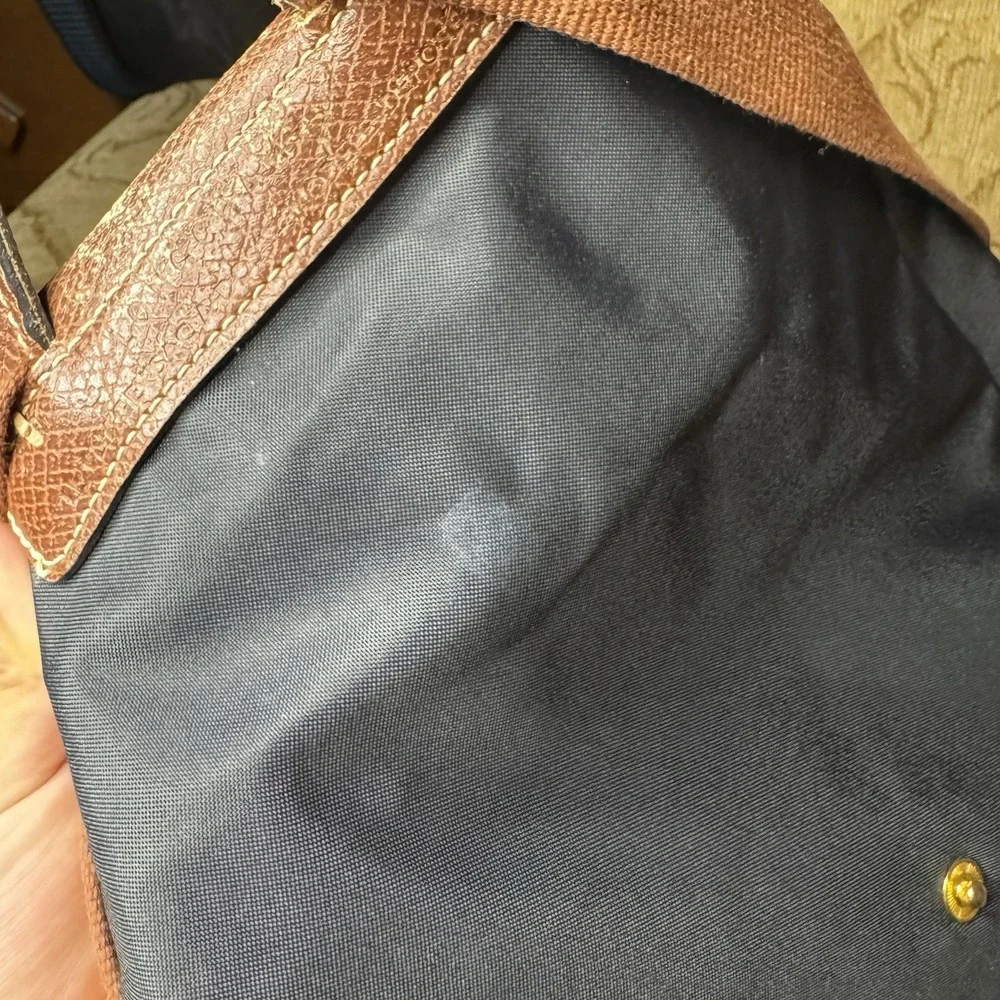 LONGCHAMP Navy Blue Le Pliage Sac A Dos Modele‎ Depose Backpack